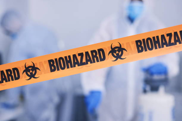 Professional Biohazard Cleanup technician working in Astor, FL